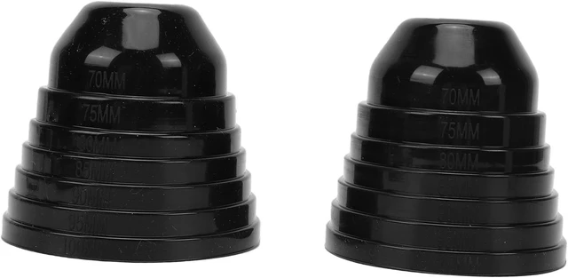 Alt view image 7 of 7 - Gugxiom 2Pcs Car Headlight Dust Covers, Cuttable, Universal Multi Size Kit