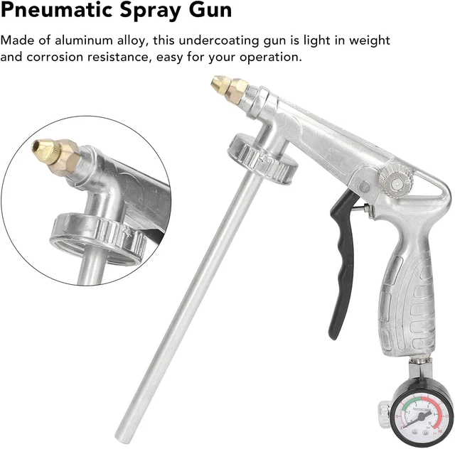 Alt view image 2 of 7 - Air Undercoating Spray, Pneumatic Automotive Paint with Gauge, for HERCULINER, Rubberized Undercoat, Chip Guard, Proofing