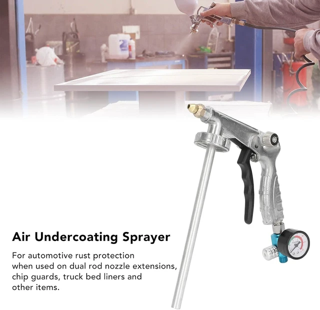 Alt view image 4 of 7 - Air Undercoating Spray, Pneumatic Automotive Paint with Gauge, for HERCULINER, Rubberized Undercoat, Chip Guard, Proofing