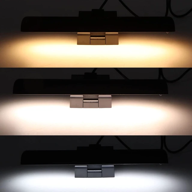 Alt view image 7 of 7 - Acogedor Laptop Monitor Light Bar, LED Laptop Light Bar for Keyboard, with Stepless Dimming, No Screen Glare, Space Saving, Laptop Light Clip On