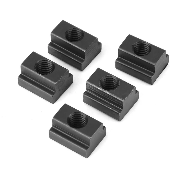 Alt view image 2 of 7 - Acogedor 5Pcs M10 T-Slot Nut Black Oxide Finish for Aluminum Extrusion
