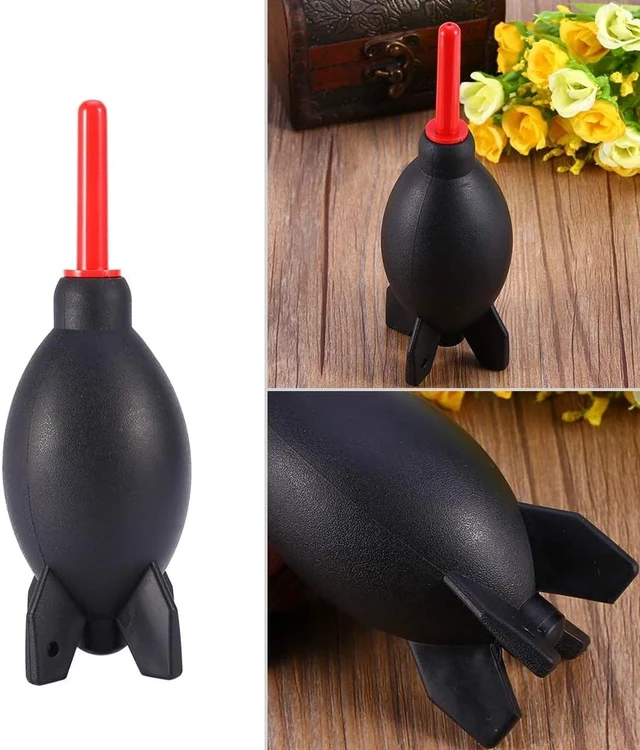 Alt view image 6 of 7 - Air Blower Dust 6.6 Inch Rubber Rocket Air Blower Duster, Cleaner Tool for DSLR Camera CCD Lens Keyboard Cleaning