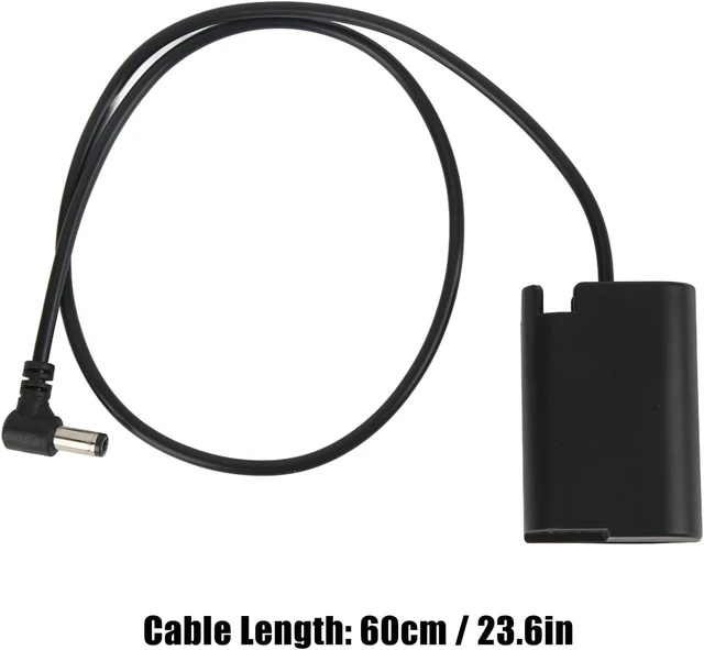 Alt view image 2 of 6 - DCC17 BLK22 Dummy Battery Kit, 5.5x2.1 Coupler Adapter, for S5 DCS5 DCS5K DCS5GK GH6 Cameras