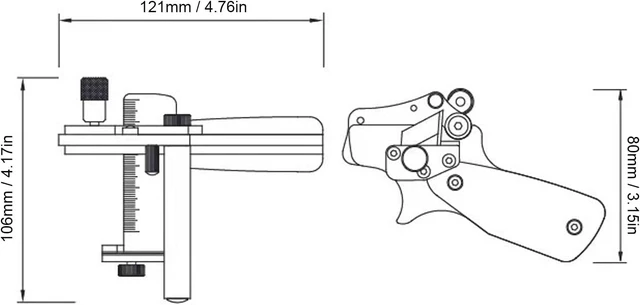 Alt view image 2 of 7 - Leather Strap Cutter Machine, Professional 304 Stainless Steel Leather Strip Cutting Tool, Belt Cutter Tool for Handcraft DIY