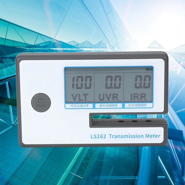 Alt view image 5 of 7 - Window Tint Meter, LS162 Solar Film Window Film Meter IR VL Tester, for Mesuring Film, Filmed Glass, Window Tint, Side Windshield etc