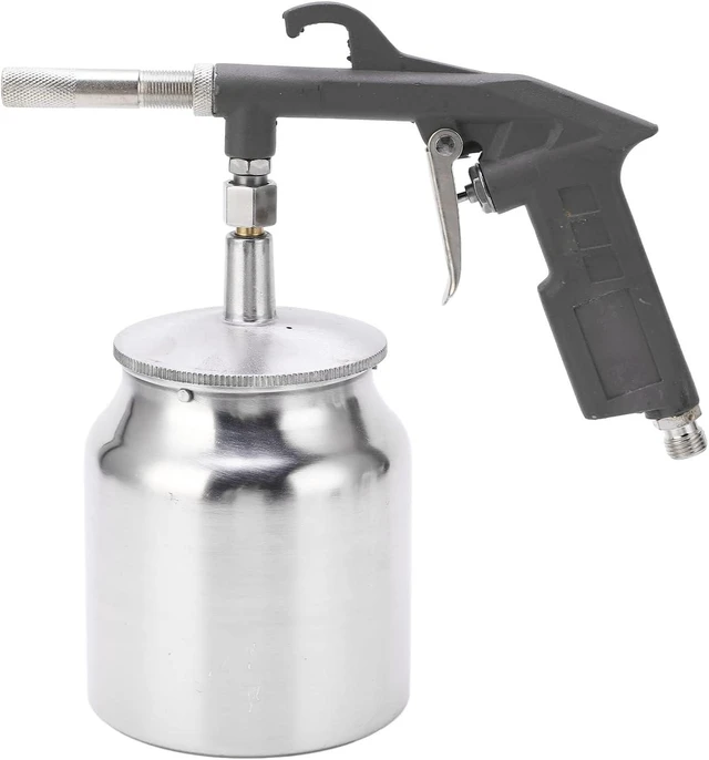Main image of Sandblaster Gun Kit, Air Sand Blasting Gun, Air Undercoating Spray Gun with750cc Aluminium Cup, for Rubberized Undercoat, Proofing
