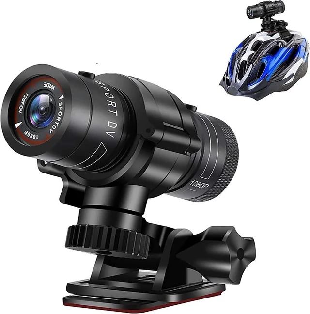Main image of Motorcycle Helmet Camera 1080P, 120 Wide Angle Sports Action Camera Built in Microphone with Bracket and Helmet Strap