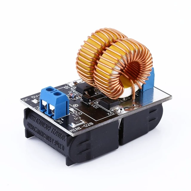 Alt view image 3 of 7 - ZVS Driver Module, 5V-12V 120W ZVS Low Voltage Induction Heating Board Power Supply Module with Coil