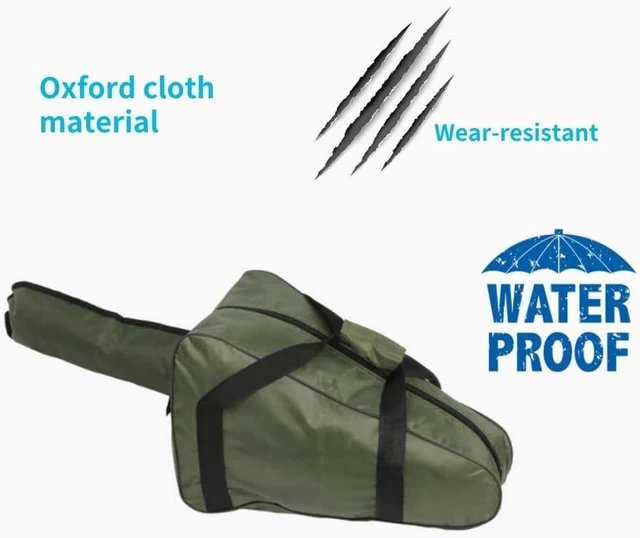 Alt view image 3 of 7 - Small Chainsaw Bag, Portable Small Chainsaw Carrying Bag, Oxford Cloth Chainsaw Case, for 12"/14"/16" Chainsaws (Army_Green)