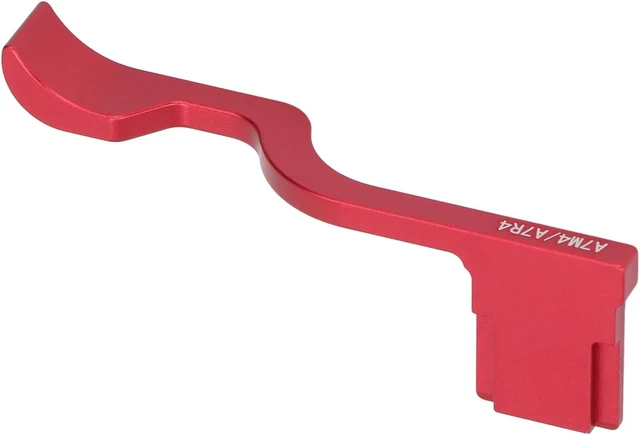 Alt view image 4 of 4 - Gugxiom Hot Shoe Thumb Up Grip for A7M4/A7R4/A7R5/A7M5 Cameras, Red