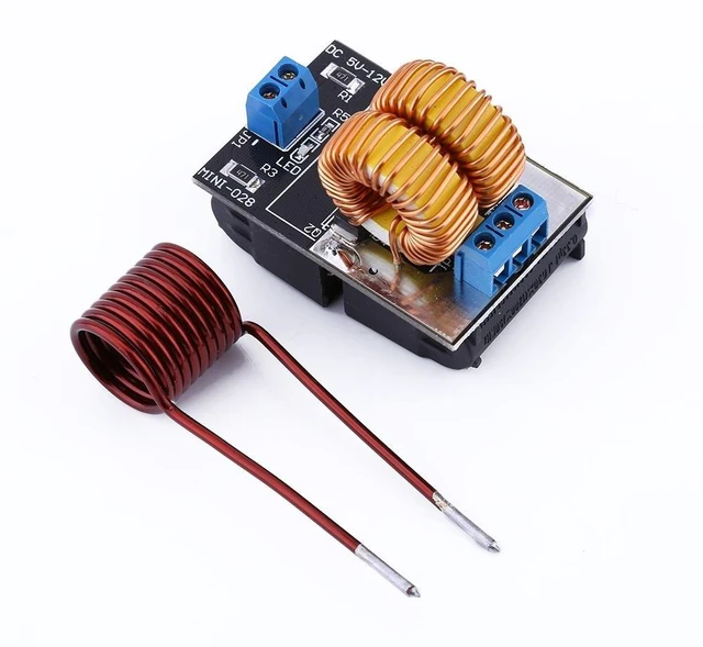 Main image of ZVS Driver Module, 5V-12V 120W ZVS Low Voltage Induction Heating Board Power Supply Module with Coil