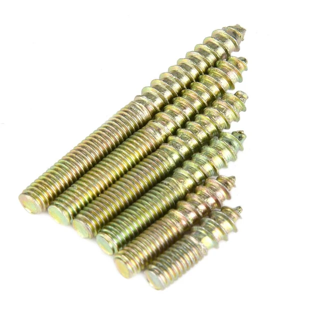 Alt view image 7 of 7 - Acogedor M4 Dowel Screw Set 110 Pack, Double Ended Hanger Bolt