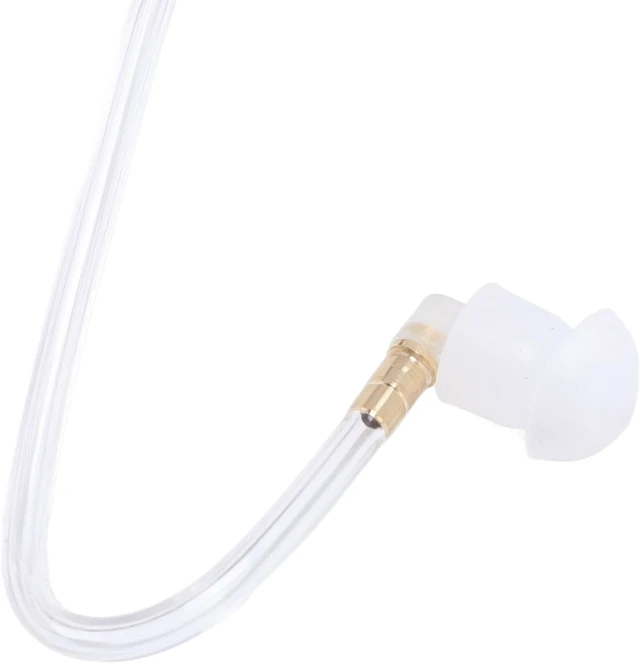 Alt view image 4 of 7 - G Shape 2 Way Radio Earpiece with PTT Mic & Acoustic Tube, Radio in Ear Ear Piece Headset, 1pin Dual Way Radio Earphone for SL1M SL1K SL1600 SL4000 and More