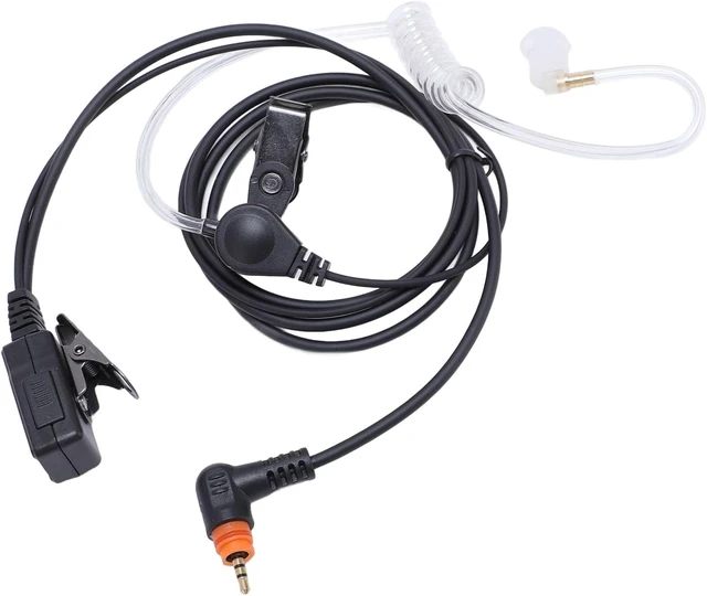 Alt view image 5 of 7 - G Shape 2 Way Radio Earpiece with PTT Mic & Acoustic Tube, Radio in Ear Ear Piece Headset, 1pin Dual Way Radio Earphone for SL1M SL1K SL1600 SL4000 and More