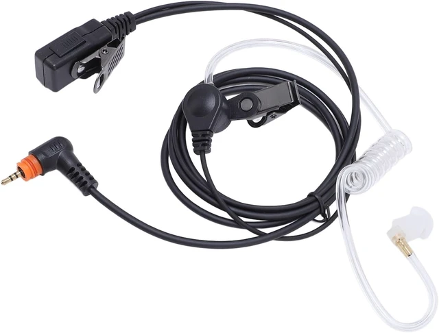 Alt view image 6 of 7 - G Shape 2 Way Radio Earpiece with PTT Mic & Acoustic Tube, Radio in Ear Ear Piece Headset, 1pin Dual Way Radio Earphone for SL1M SL1K SL1600 SL4000 and More