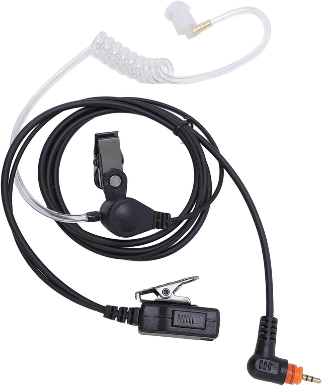 Alt view image 7 of 7 - G Shape 2 Way Radio Earpiece with PTT Mic & Acoustic Tube, Radio in Ear Ear Piece Headset, 1pin Dual Way Radio Earphone for SL1M SL1K SL1600 SL4000 and More