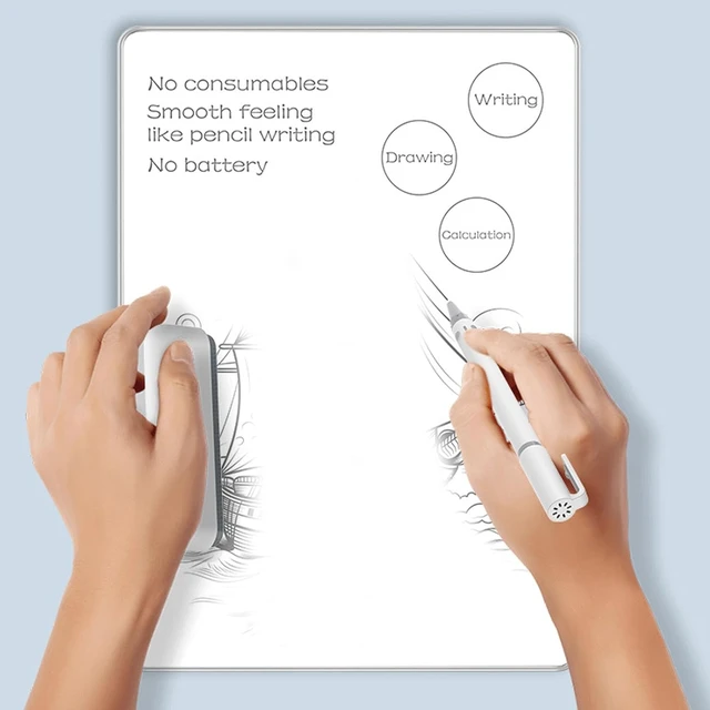 Alt view image 6 of 7 - Gugxiom LCD Writing Tablet, Magnetic Reusable Digital Notepad with Pen