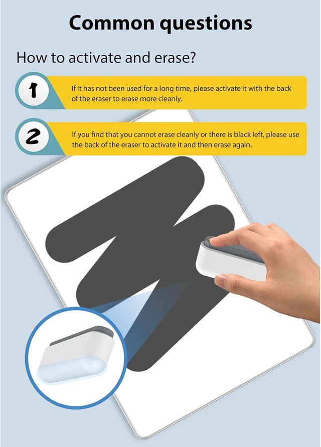 Alt view image 7 of 7 - Gugxiom LCD Writing Tablet, Magnetic Reusable Digital Notepad with Pen