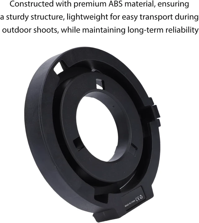 Alt view image 2 of 6 - Gugxiom Mini Bowens Mount to Standard Bowens Mount Adapter, Compatible with YN150 YN150S YN150Ultra LED Video Lights
