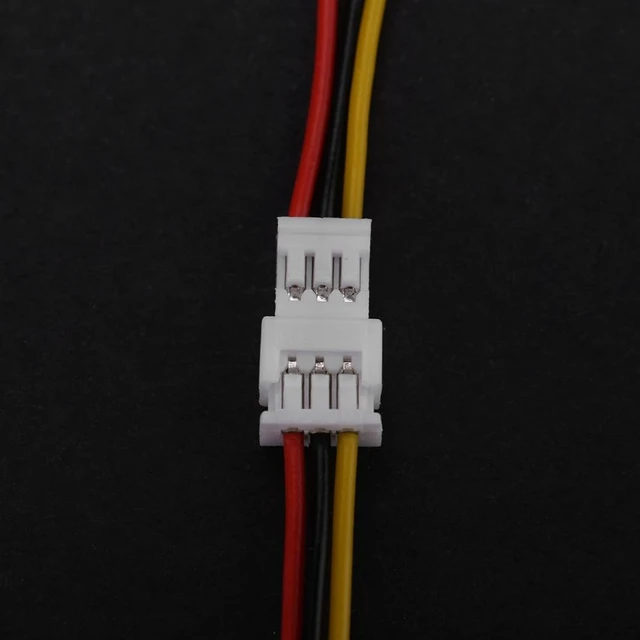 Alt view image 4 of 7 - Acogedor 20Pcs JST 1.25mm 3 Pin Connectors Female Male with 100mm Wires