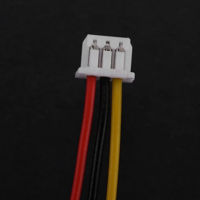 Alt view image 5 of 7 - Acogedor 20Pcs JST 1.25mm 3 Pin Connectors Female Male with 100mm Wires
