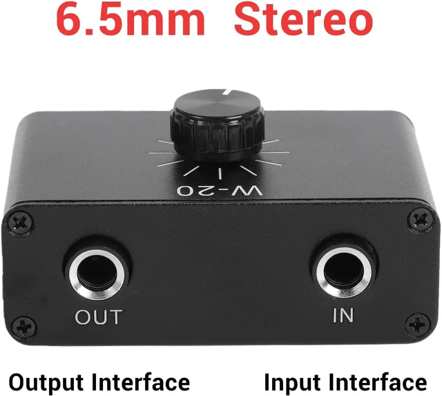 Alt view image 2 of 7 - Gugxiom Volume Control Attenuator 1/4 Inch 6.35mm, Passive Knob