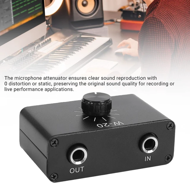 Alt view image 3 of 7 - Gugxiom Volume Control Attenuator 1/4 Inch 6.35mm, Passive Knob