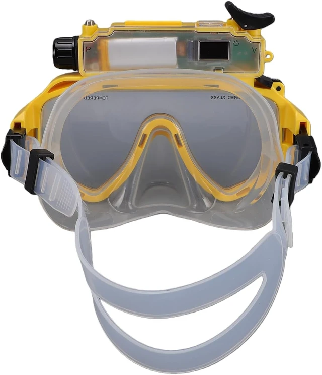 Alt view image 7 of 7 - Gugxiom Diving Goggles with 2K Camera and 15M Depth for Snorkeling Swim