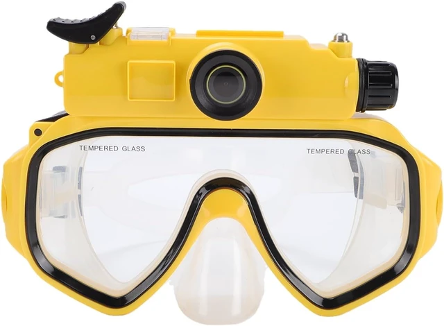 Alt view image 6 of 7 - Gugxiom Diving Goggles with 2K Camera and 15M Depth for Snorkeling Swim