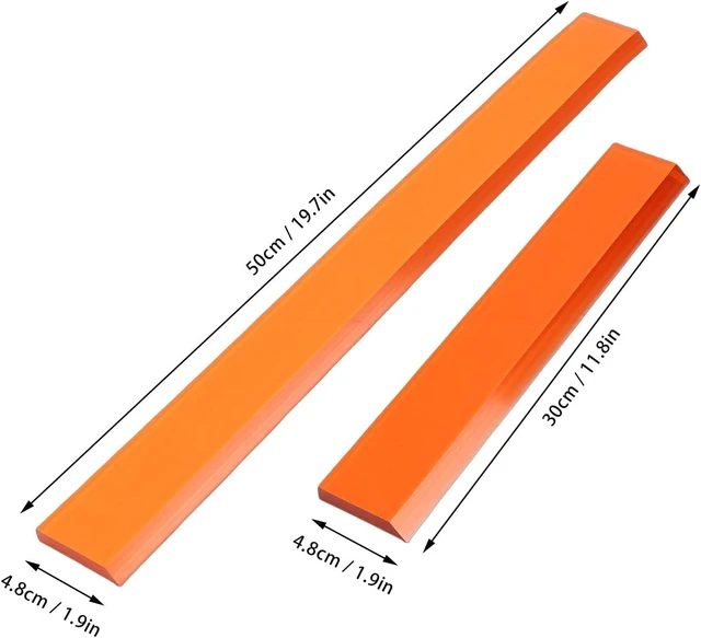Alt view image 7 of 7 - Gugxiom 2Pcs Arc Shaped Putty Scraper, Bendable TPE Plaster Repair Tool Set, 30cm & 50cm Wall Cutter Filler Applicator for Home Decoration Painting