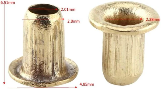 Alt view image 5 of 7 - Acogedor Beehive Frame Eyelets 700Pcs/100g, Threading Hole for Beekeeping
