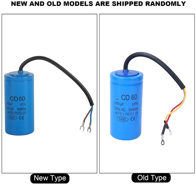 Main image of Acogedor CD60 250V 300uF Motor Starting Capacitor