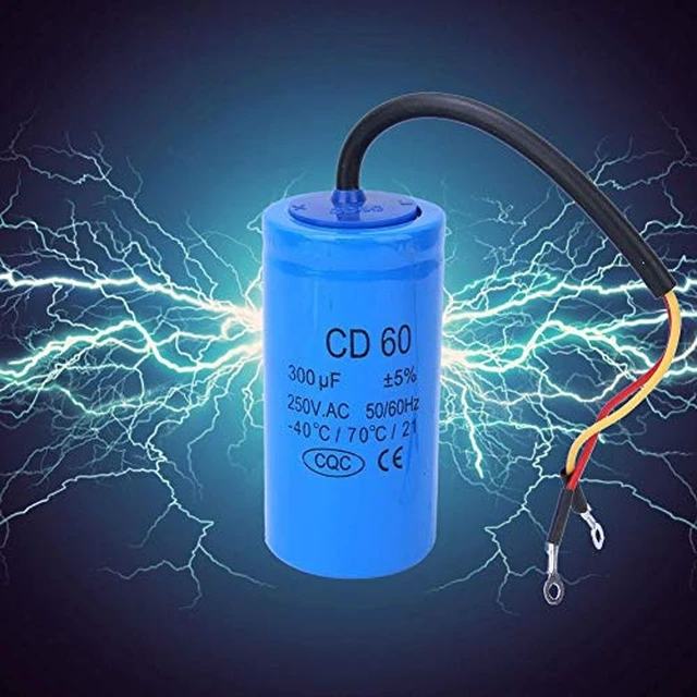 Alt view image 6 of 7 - Acogedor CD60 250V 300uF Motor Starting Capacitor