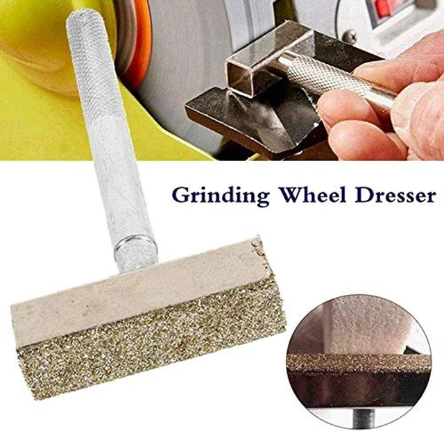 Alt view image 3 of 7 - Acogedor Diamond Grinding Wheel DresserDiamond Stone Dresser Tool with Flat Diamond Coated for Truing Grinding & Deburring Wheels