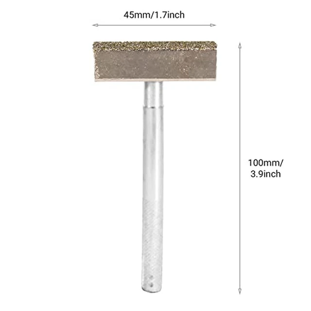 Alt view image 2 of 7 - Acogedor Diamond Grinding Wheel DresserDiamond Stone Dresser Tool with Flat Diamond Coated for Truing Grinding & Deburring Wheels