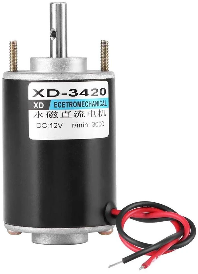 Main image of XD-3420 DC 12V Electric Motor, 12V High Permanent Magnet DC Motor, Electric Gear Motor, Low Noise, for Grinding Machine, Medical Equipment, Small Cutting Bench (12V