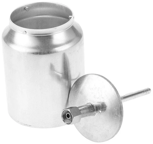 Main image of Feed Paint Cup 400/600/1000ml Aluminum Spray Gun Cup Replacement Pot Paint Container Pneumatic Spray Gun Accessory (3/8" 1000ml)