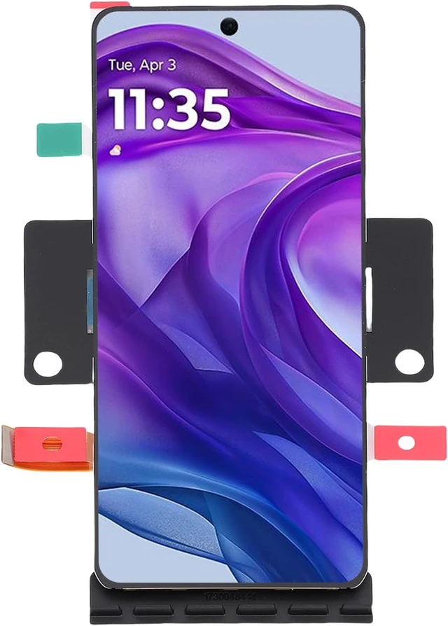 Alt view image 2 of 7 - Gugxiom for Moto Razr 2024 50 50 Ultra Screen Replacement Flip Front for XT2451 3 LED Display Touch Screen Digitizer Assembly Replacement with Fingerprint