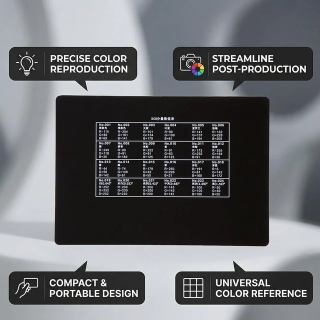 Alt view image 2 of 7 - Gugxiom 24-Color Camera Colour Correction Card for Photography & Video