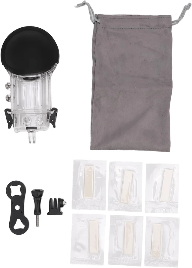 Alt view image 7 of 7 - 164ft Invisible Dive Case for X4, IPX8 Housing Case, Underwater Protective Shell, with Bracket Accessories