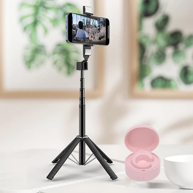 Alt view image 6 of 7 - Remote Scrolling Ring for TikTok, 5 Buttons Bluetooth Page Turner with Charging Case, Camera Remote Control for Android Phones Tablets (Pink)