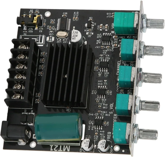 Alt view image 3 of 7 - Gugxiom ZK-MT21 2.1 Channel Bluetooth Subwoofer Amplifier Board Module