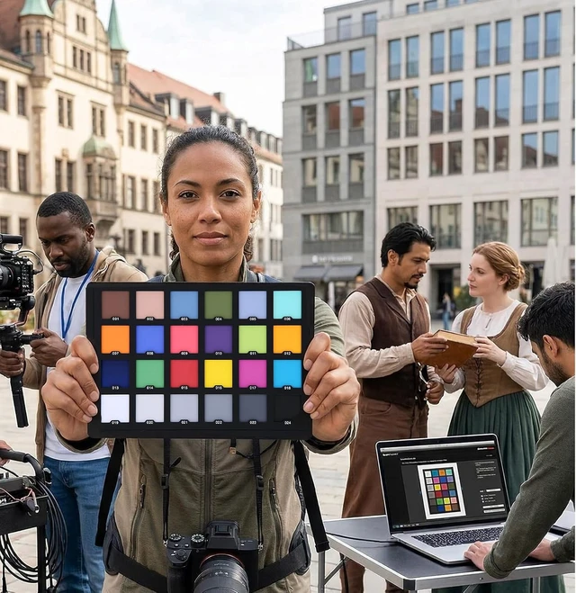 Alt view image 5 of 7 - Gugxiom 24-Color Camera Colour Correction Card for Photography & Video