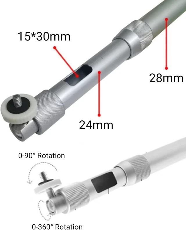 Alt view image 4 of 7 - Universal Projector Mount, Adjustable Ceiling Mount Wall Mount Bracket, 11.8-23.6, Holds up to 5kg, with 1/4 Thread, for Home Office Projectors