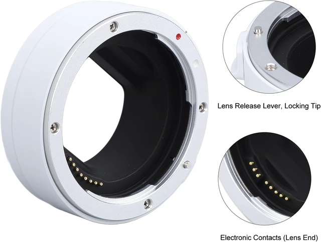 Alt view image 5 of 7 - EF/EF - S Lens Adapter, Auto Focus Lens Converter Ring Compatible with EF EF S Lens to for EOSR R7 R6 R10 R5C R3 R5 RP Mirrorless Camera
