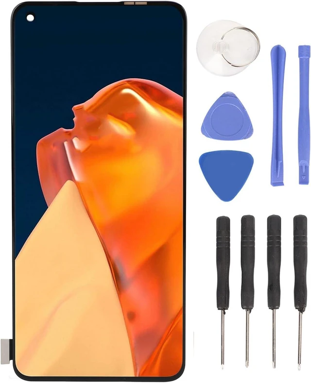 Alt view image 5 of 7 - Screen Replacement for 9 5G, 6.55 OLED Touch Screen Digitizer Assembly Repair Kit for 9 LE2113 LE2111 LE2110 LE2117 LE2115