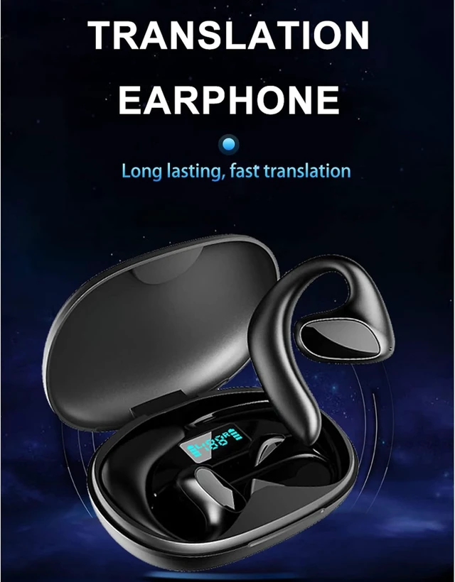 Alt view image 3 of 7 - Language Translator Earbuds, 150 Languages TWS Online Offline Translation Earbuds Device, for Travel Business Learning