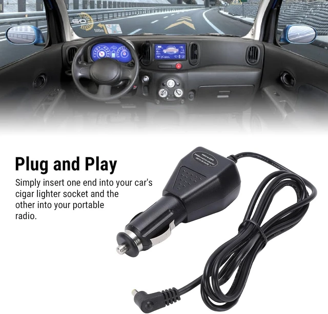 Alt view image 5 of 7 - Gugxiom 2Pcs DC12 to 24V Car Power Cable for Handheld Radios, DC Charging Cord Compatible with FT5DR, FT3DR, VX6R, FT70DR, FT270R, VX7R and More