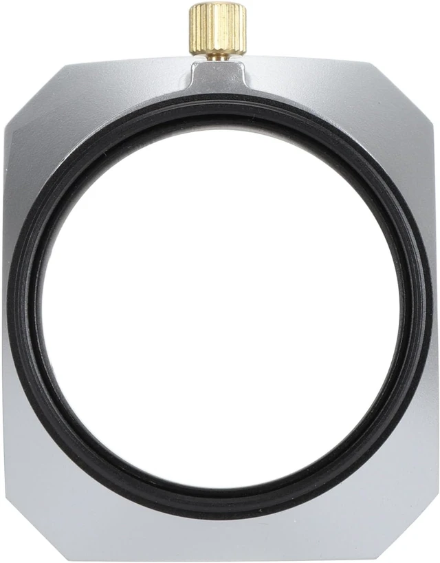 Alt view image 7 of 7 - 52mm Lens Hood, Retro Silver Lens Hood Shade, for 52mm Lens Camera Accessories
