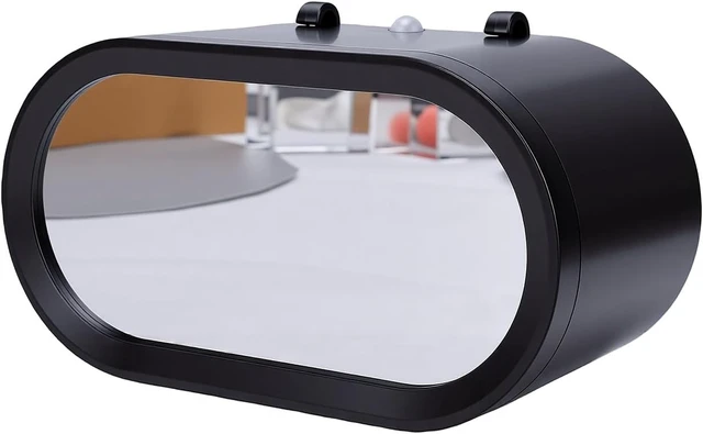 Alt view image 7 of 7 - Gugxiom RGB Mirror Car Key Holder, LED Wall Rack with USB Charging